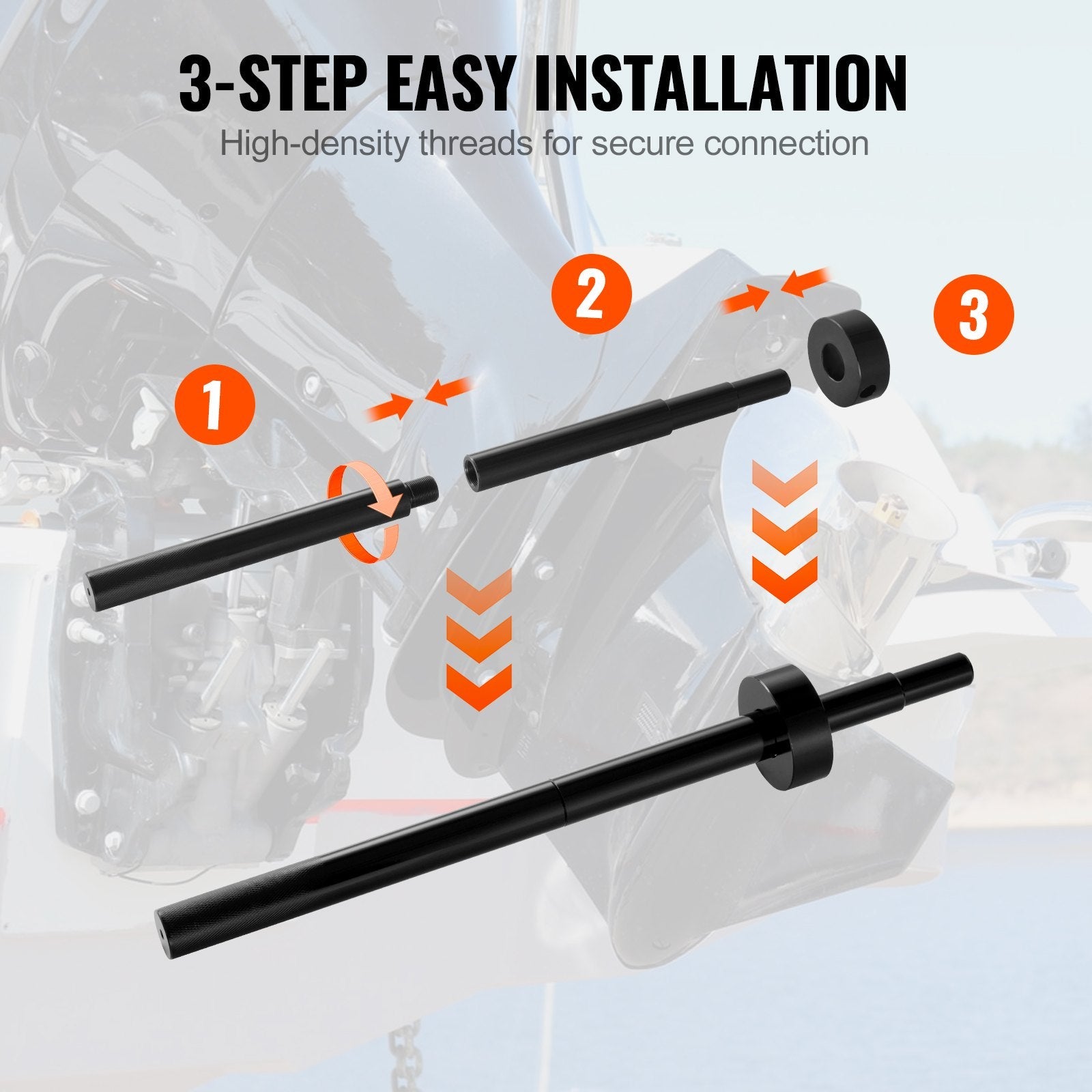 VEVOR Gimbal Bearing Alignment and Install Kit, Heavy Duty Engine Alignment Tools Set Fits for Mercruiser Alpha, Alpha 1, MR, Bravo, OMC, Cobra, and Volvo 