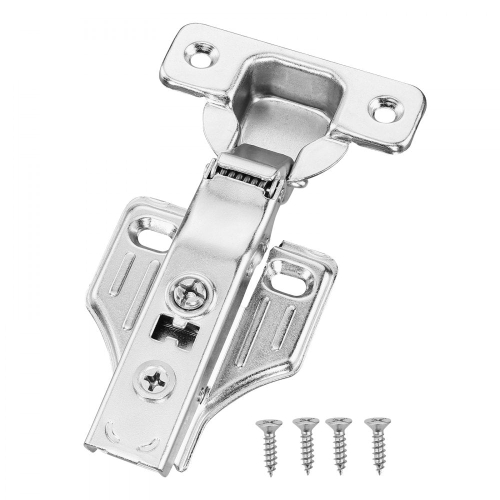 VEVOR Cabinet Door Hinges 50 Packs Full Overlay Soft Close for Framed/Frameless 