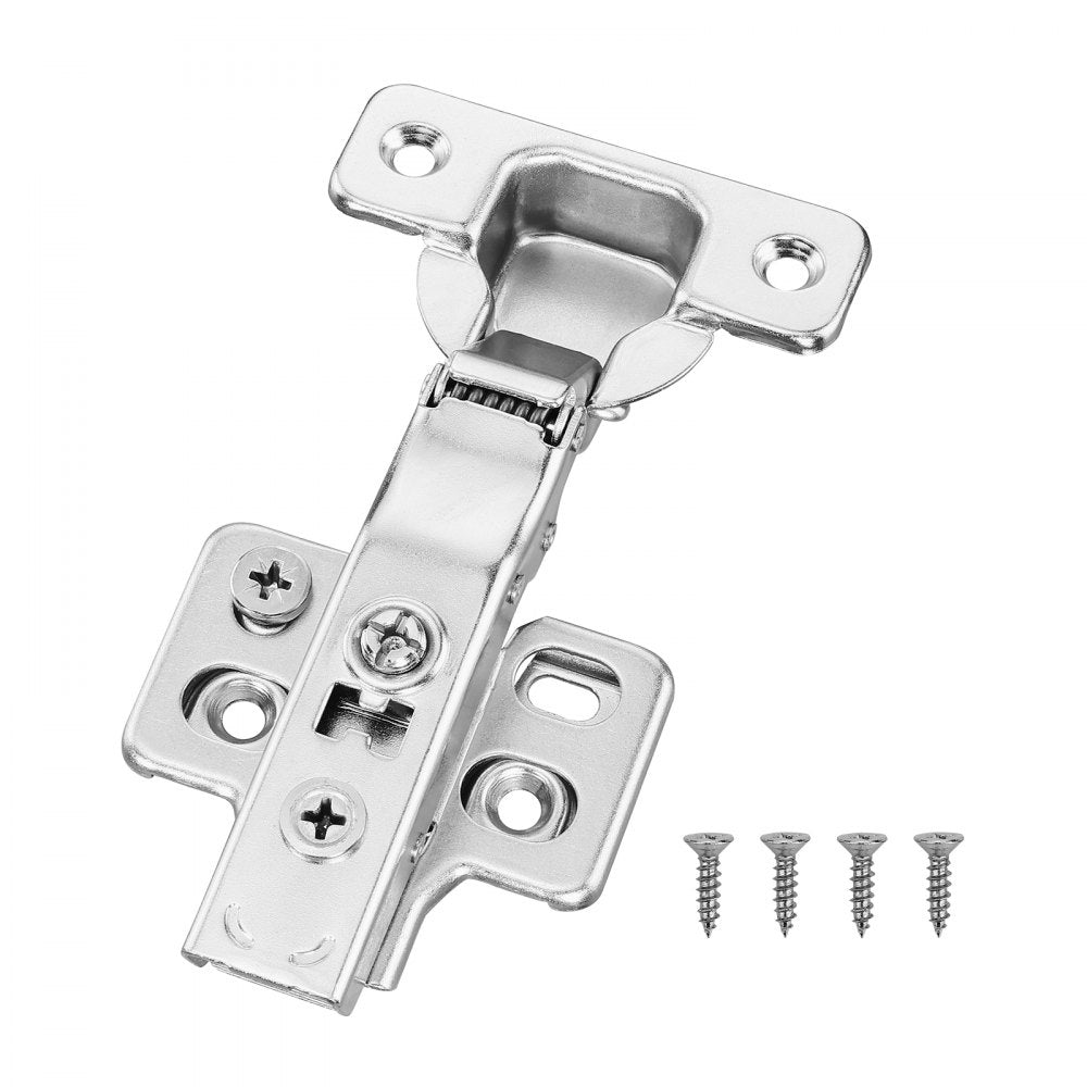 VEVOR Cabinet Door Hinges 50 Packs Full Overlay Soft Close for Frameless Type 