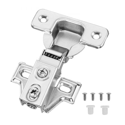 VEVOR Cabinet Door Hinges 60 Packs Partial Overlay Soft Close for Framed/Frameless 