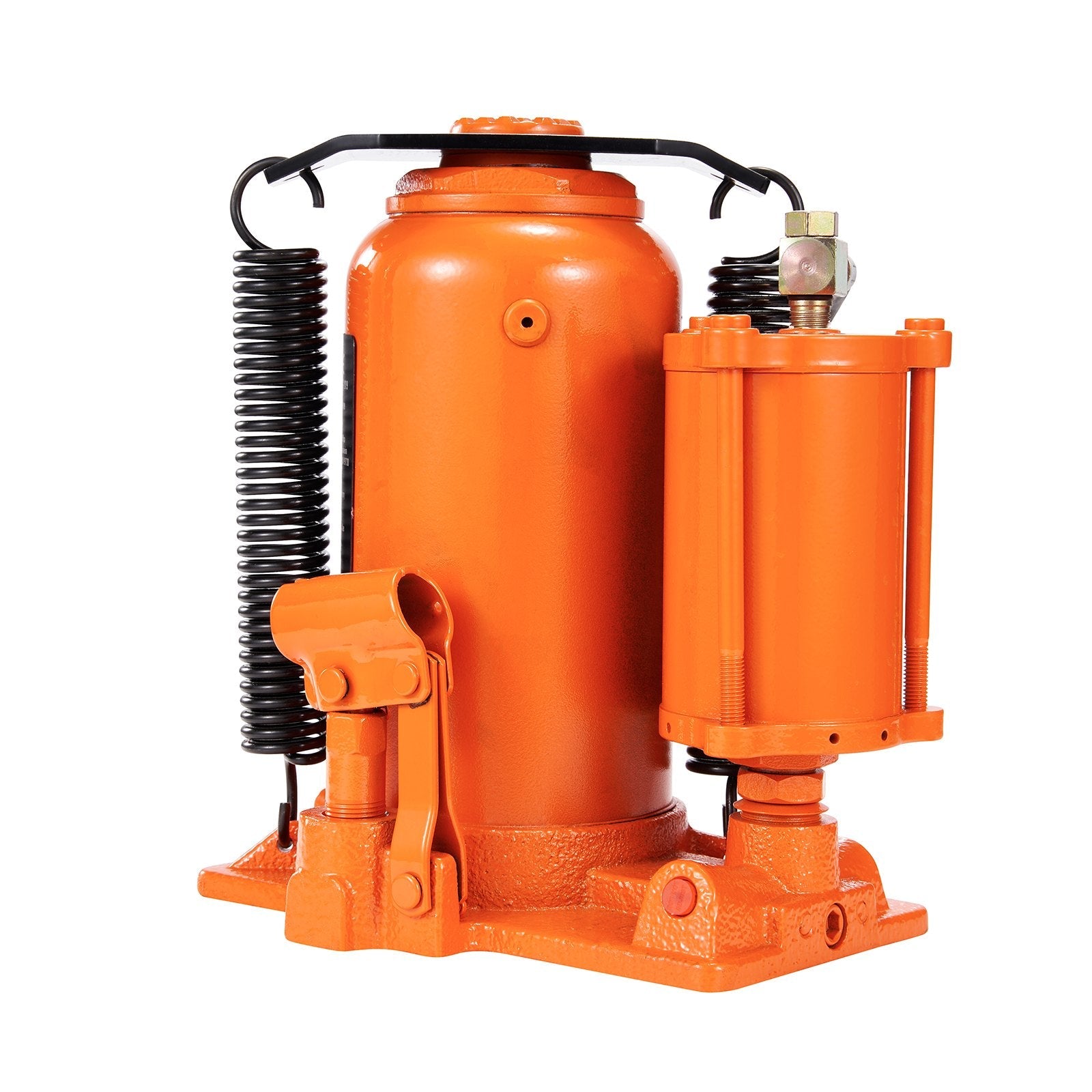 VEVOR Air Hydraulic Bottle Jack, 20 Ton/40000 LBS All Welded Bottle Jack, 10.4-19.7 inch Lifting Range, Manual Handle and Air Pump, for Car, Pickup, Truck, RV, Auto Repair, Industrial Engineering 