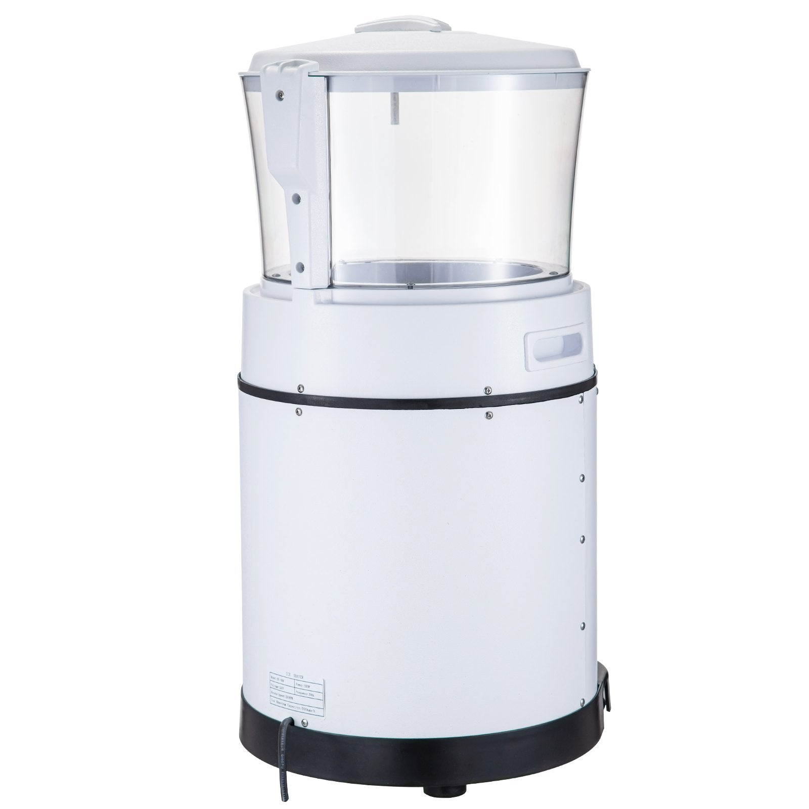 VEVOR 110V Commercial Ice Shaver Crusher 1102 LBS/H with 17.6 LBS Hopper, 350 W Tabletop Electric Snow Cone Maker 320 RPM Rotate Speed Perfect For Parties Events Snack Bar 