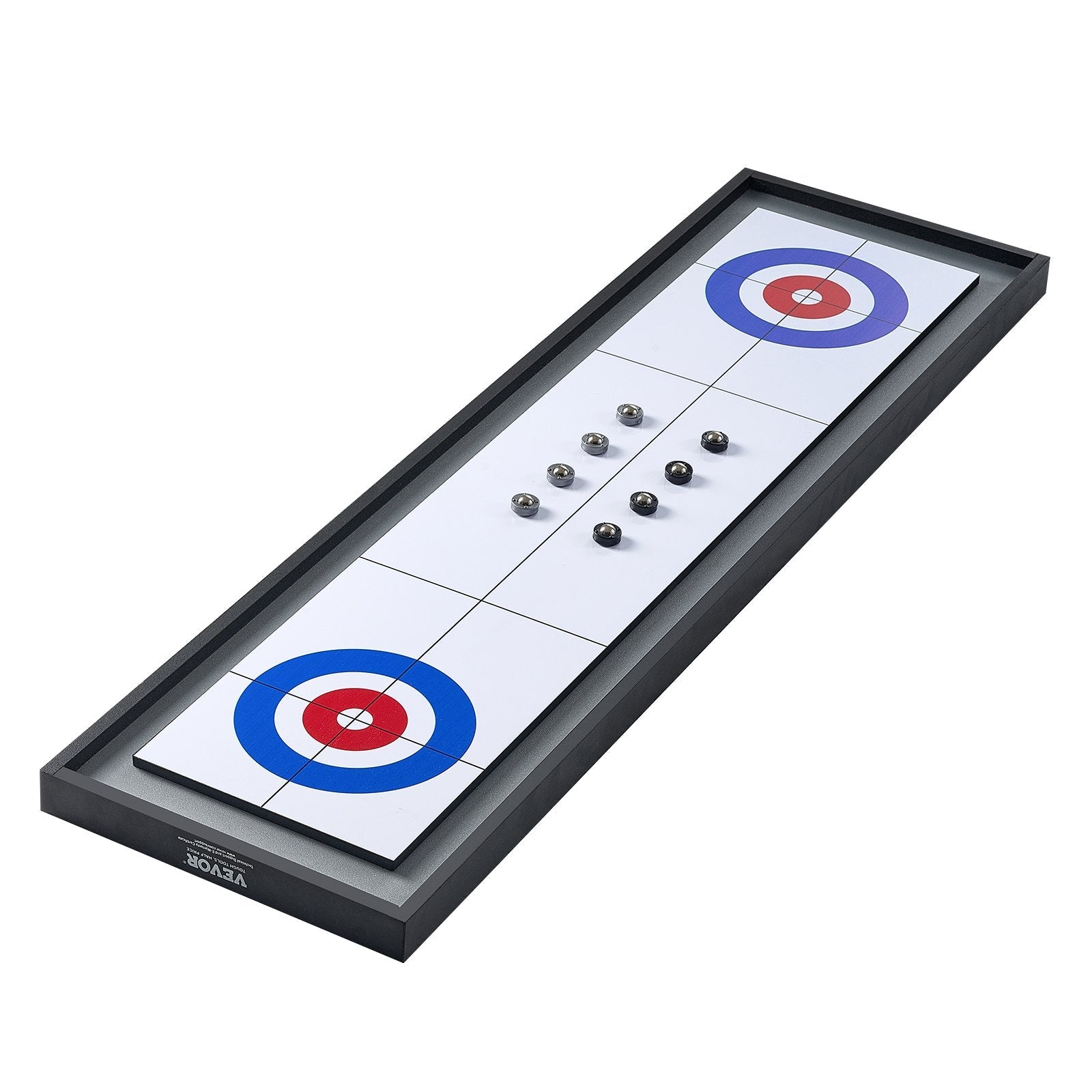 VEVOR 45" Shuffleboard and Curling 2 in 1 Board Game Portable Tabletop Set 