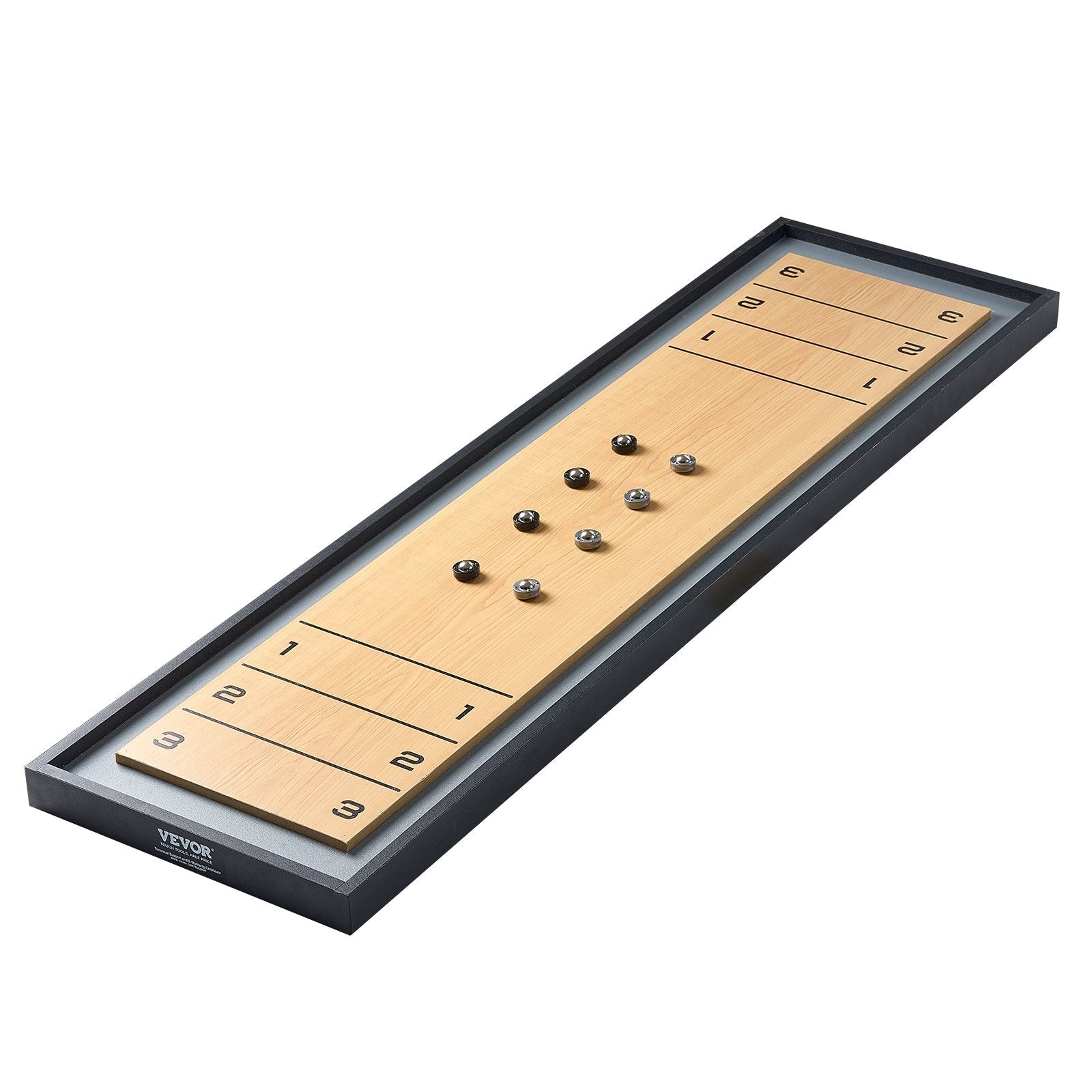 VEVOR 45" Shuffleboard and Curling 2 in 1 Board Game Portable Tabletop Set 