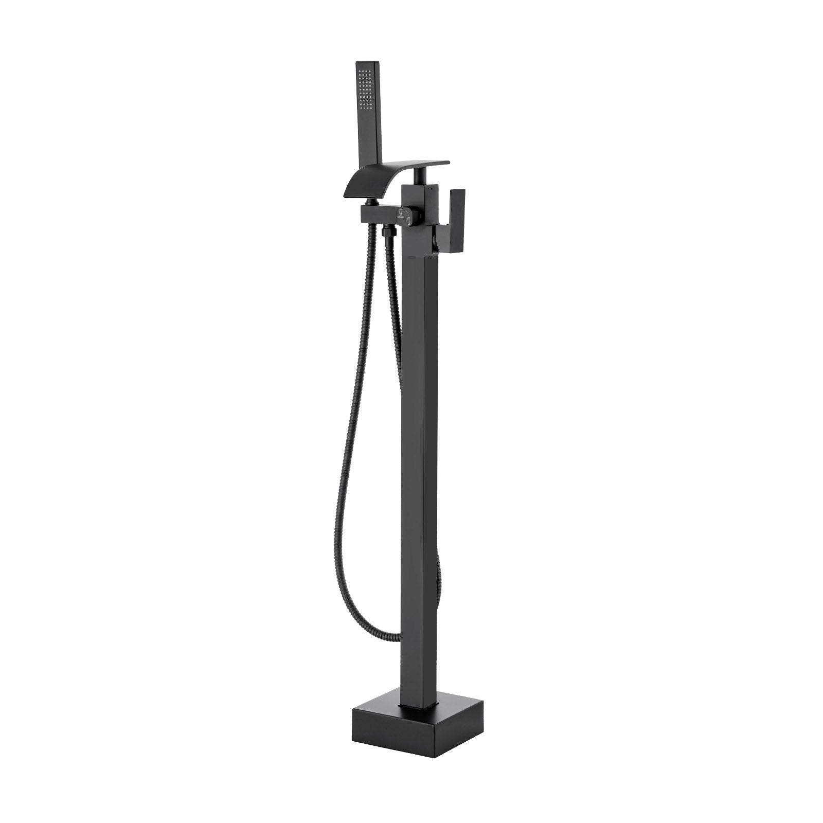 VEVOR Freestanding Bathtub Faucet, Floor Mount, Freestanding Tub Filler, Shower Mixer Taps, Two Water Modes, 360° Swivel Spout, for Bathing & Showering Pet Bathing Cleaning Drains Toilet Flushing 