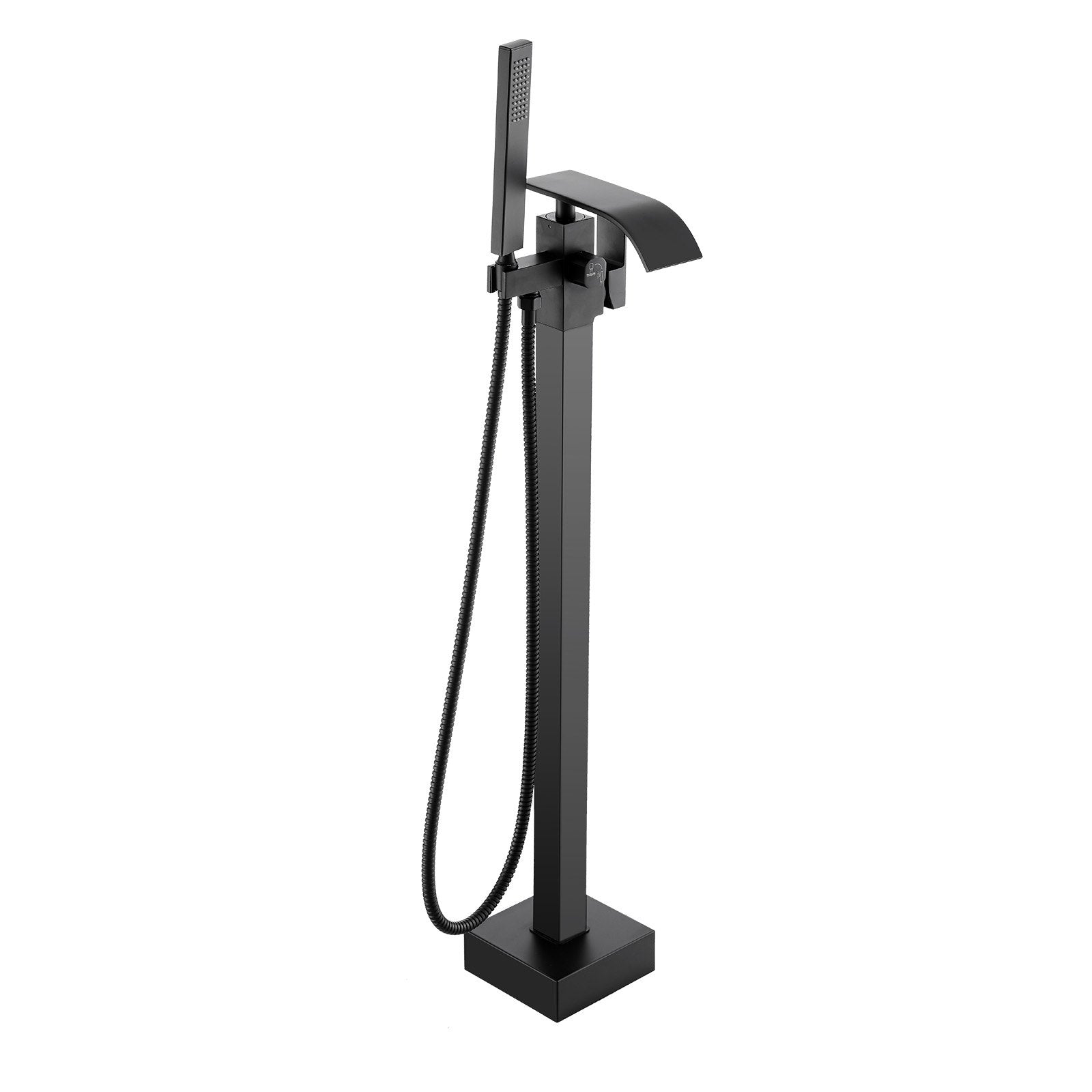 VEVOR Freestanding Bathtub Faucet, Floor Mount, Freestanding Tub Filler, Shower Mixer Taps, Two Water Modes, 360° Swivel Spout, for Bathing & Showering Pet Bathing Cleaning Drains Toilet Flushing 