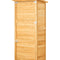 VEVOR Outdoor Wooden Storage Shed Waterproof Garden Tool Shed 31.5x63.8 inch