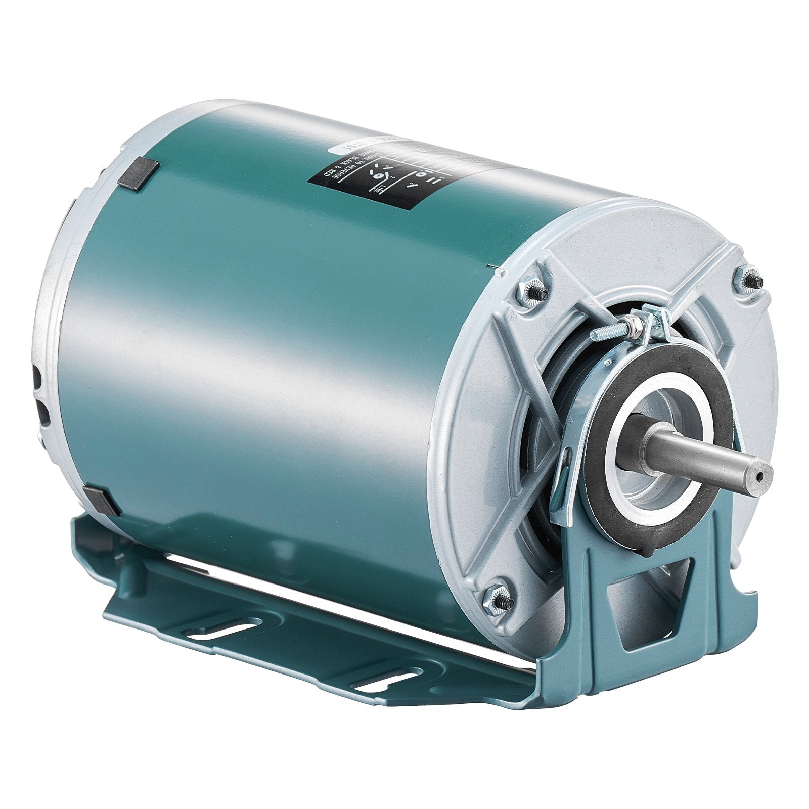 VEVOR 1/2HP Furnace Blower Motor 1720RPM 115V 7.1A 1-Phase 0.78" Shaft Length 