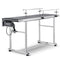 VEVOR Belt Conveyor, 59 x 15.7 inch Conveyor Table, Heavy Duty Stainless Steel Motorized Belt Conveyor for Inkjet Coding Applications Powered PVC Belt Anti-Static Adjustable Speed (Double Guardrail)