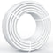 VEVOR PEX Pipe 3/4 Inch, 100 Feet Length PEX-B Flexible Pipe Tubing for Potable Water, Pex Water Lines for Hot/Cold Water & Easily Restore, Plumbing Applications with Free Cutter & Clamps ,White