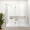 Semi-Frameless Bi-Fold Bathtub Shower Door 47