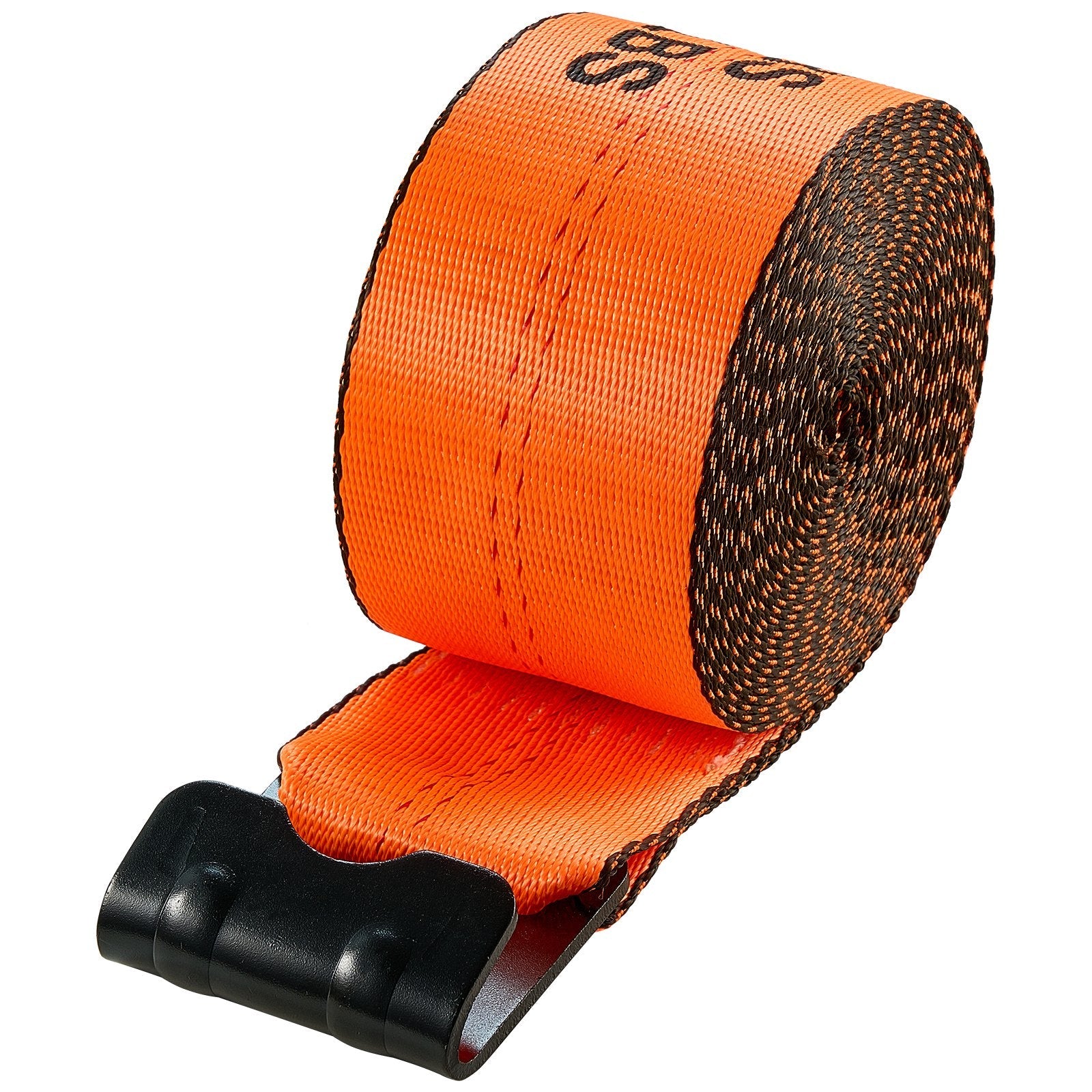 VEVOR Winch Straps Truck Straps 4 in x 30 ft with Flat Hook for Towing 10 Pack 