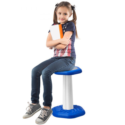 VEVOR Kids Wobble Chair Active Chair with Sponge Cushion for Age 7-14 Blue 