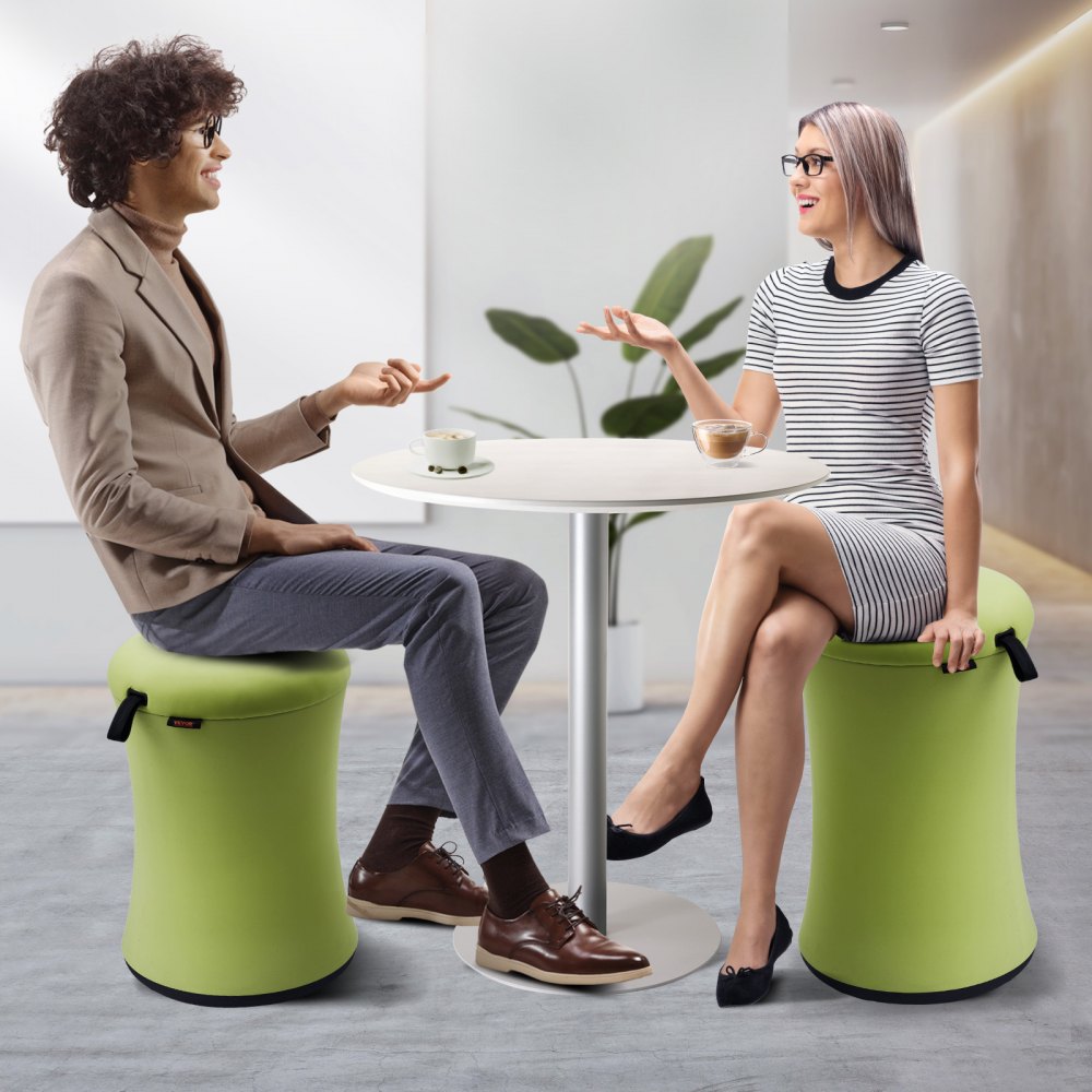 VEVOR Wobble Chair Height-Adjustable (19.3-25") Active Chair with Fabric Cover 