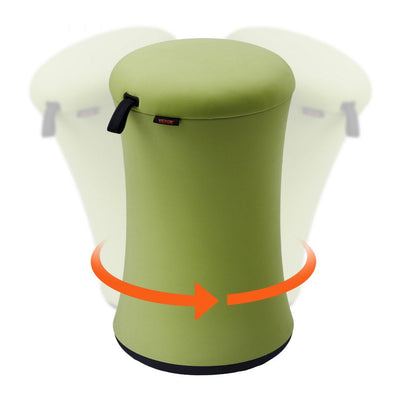 VEVOR Wobble Chair Height-Adjustable (19.3-25") Active Chair with Fabric Cover 
