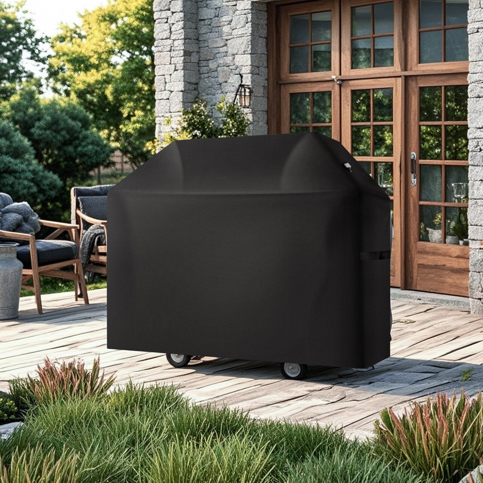 VEVOR 58 inch Grill Cover Heavy Duty BBQ Gas Grill Cover Outdoor Waterproof 