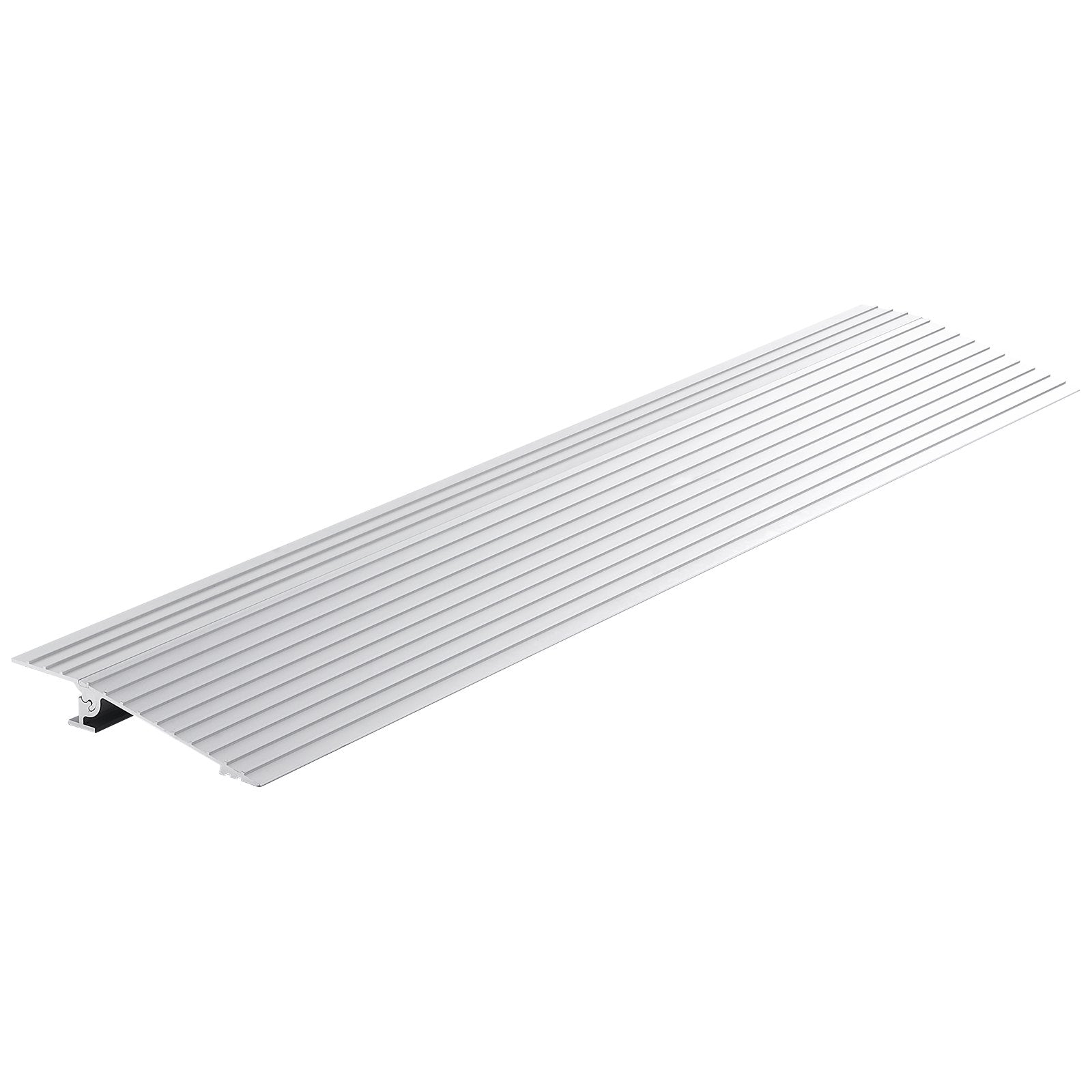 VEVOR Door Threshold Ramp, 1" Rise, 800 lbs Load Capacity, Door Ramp for Wheelchairs, Aluminum Threshold Ramp for Doorways, Adjustable Modular Threshold Ramp for Wheelchairs, Scooters, Power Chairs 