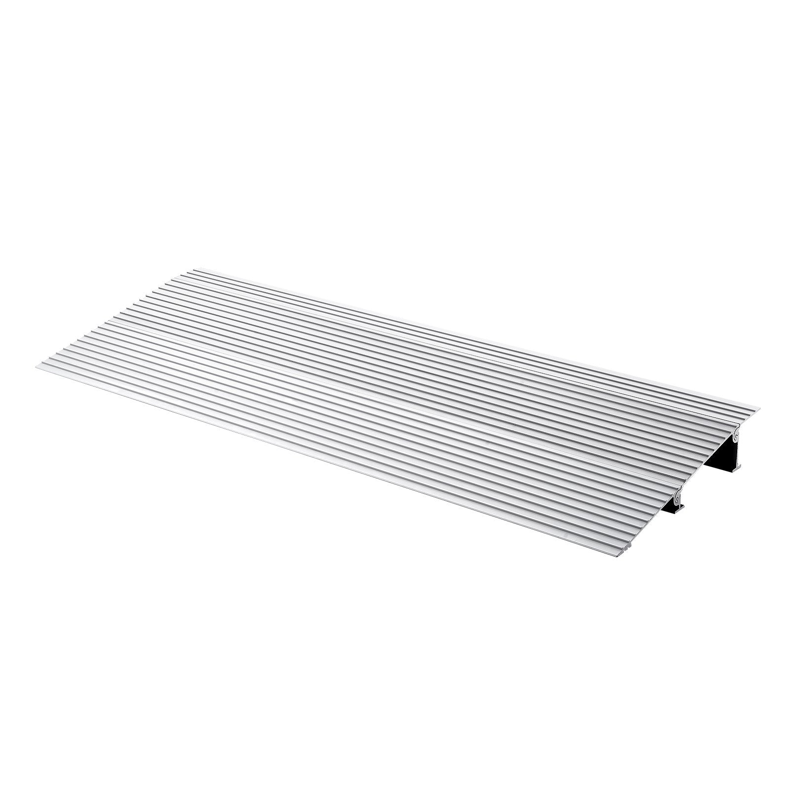 VEVOR Door Threshold Ramp, 2" Rise, 800 lbs Load Capacity, Door Ramp for Wheelchairs, Aluminum Threshold Ramp for Doorways, Adjustable Modular Threshold Ramp for Wheelchairs, Scooters, Power Chairs 