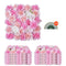 VEVOR 3D Flower Wall Panel 12 PCS 15x15 in Artificial Floral Mat for Wedding
