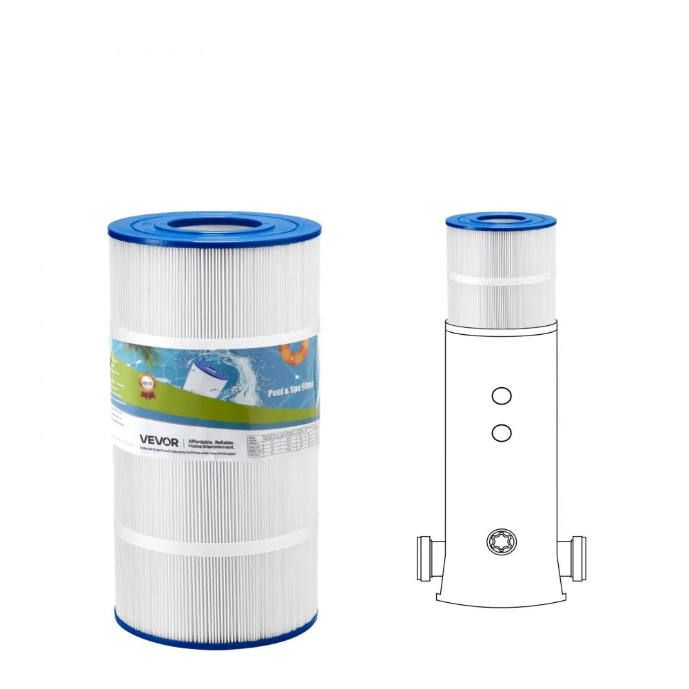 VEVOR Hot Tub Spa Pool Filter Cartridge 90 Sq. Ft Compatible Hayward C900