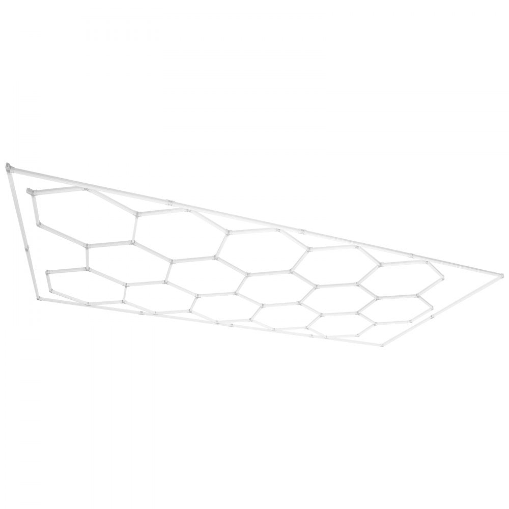 VEVOR Hexagon Garage Lights 66300LM 15 Grids Honeycomb LED Shop Ceiling Light 