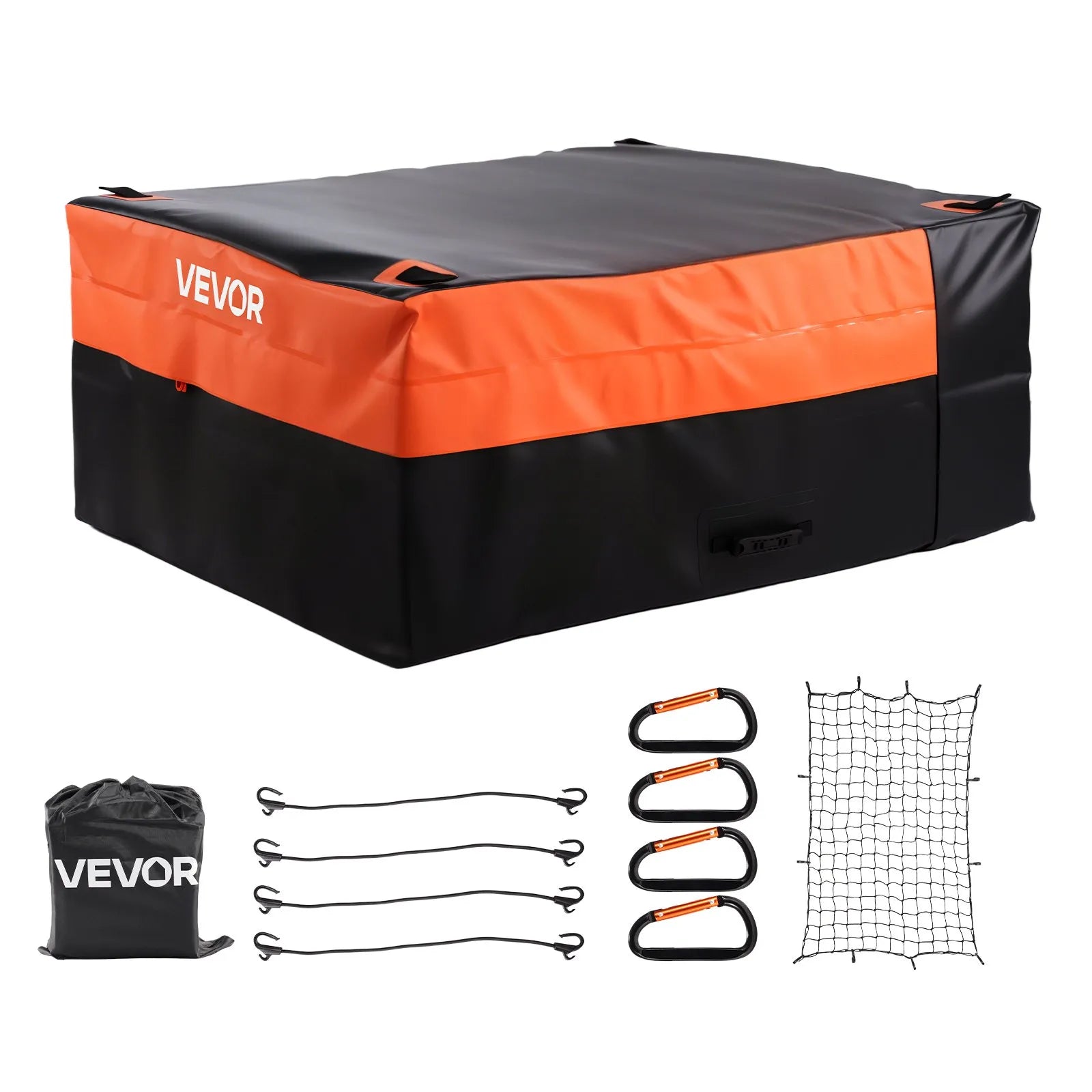 VEVOR Truck Bed Cargo Bag 51.18 x 40.16 x 21.85 in (26 Cu. ft) with Cargo Net