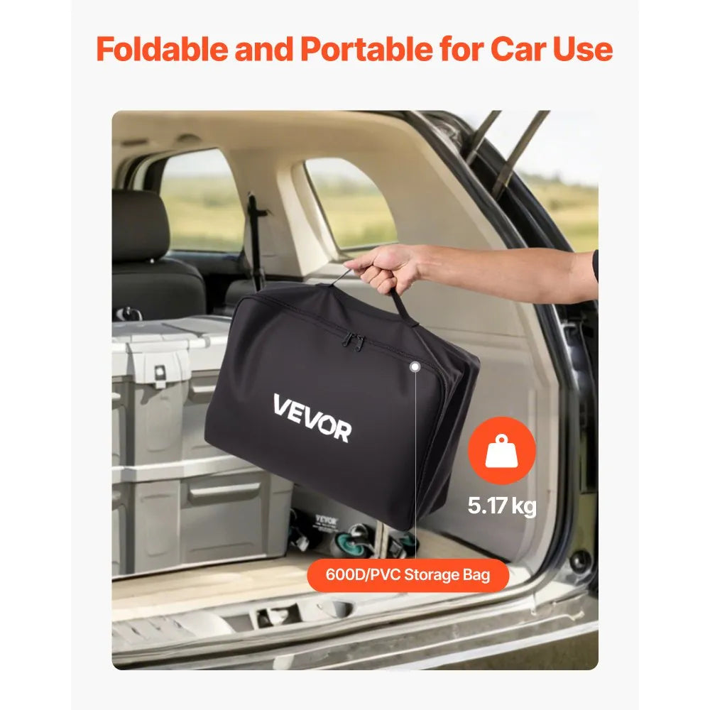 VEVOR Hitch Cargo Carrier Bag 60.24 x 24.02 x 35.94 in (30 Cu.ft) Waterproof