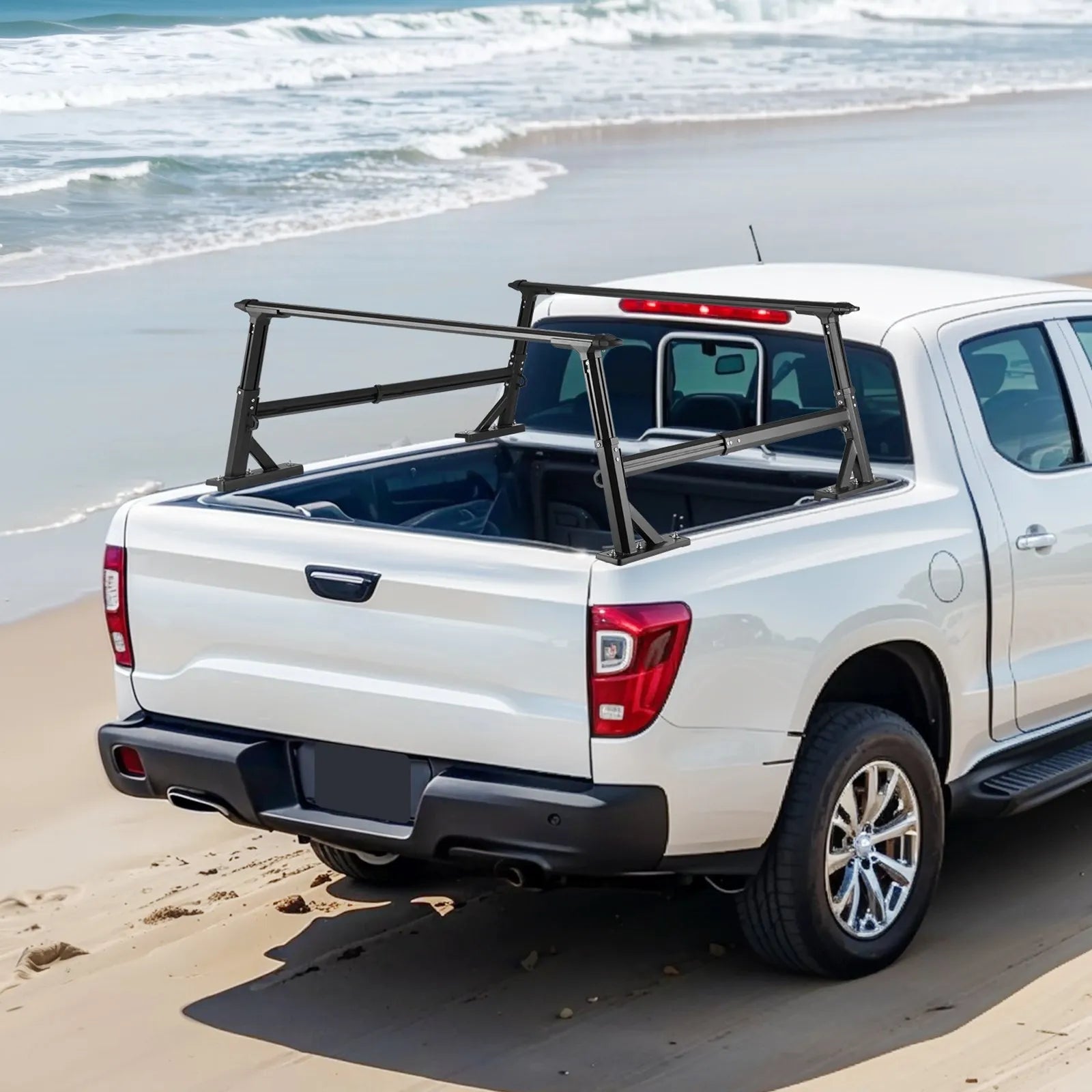 VEVOR Truck Ladder Rack Non-Drilling Bed Rack 800 lbs Capacity for Large Cargo