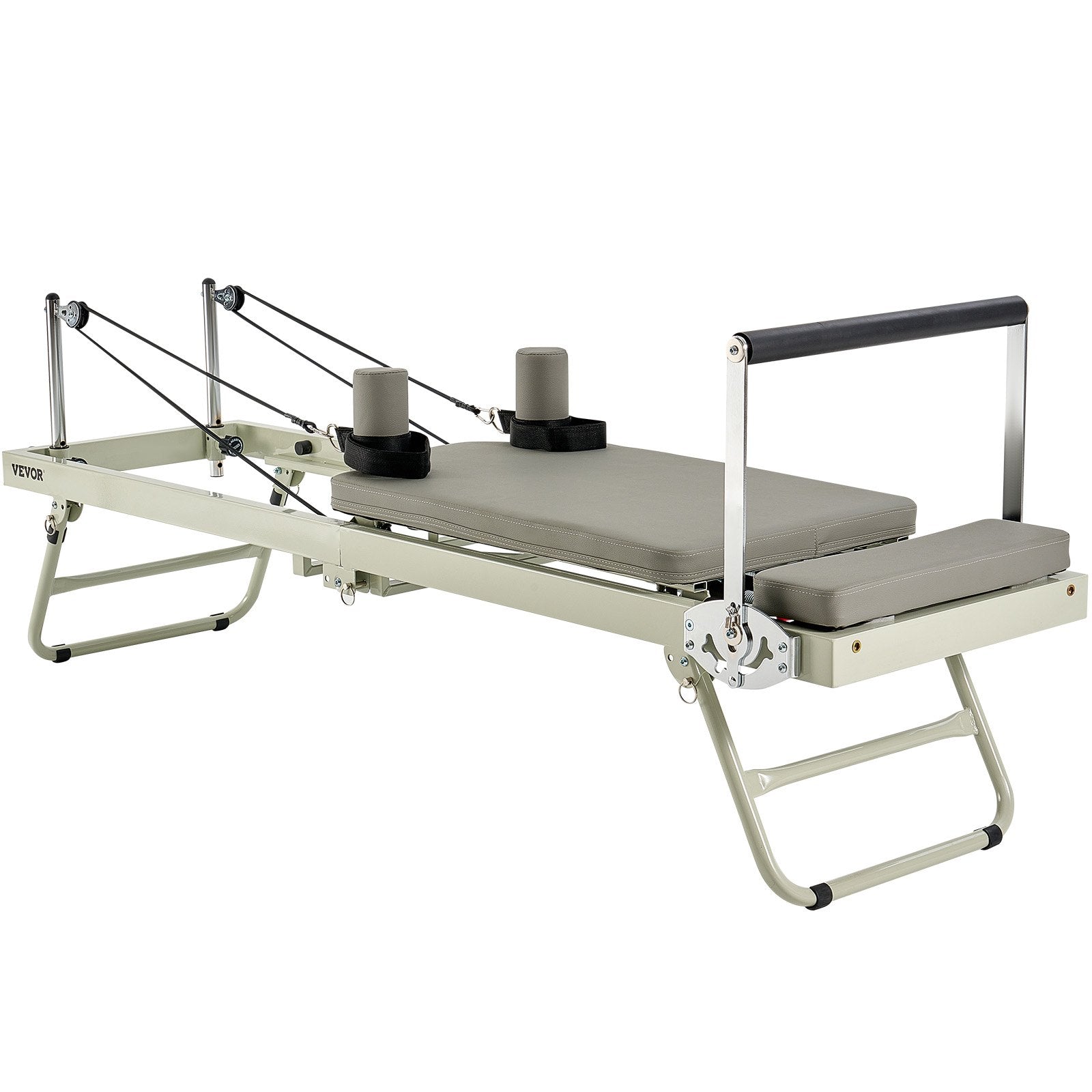 VEVOR Foldable Pilates Reformer Pilates Machine Home Gym Workout Equipment 