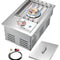 VEVOR Single Grilling Side Burner for Outdoor 17,000BTU Propane & Natural Gas