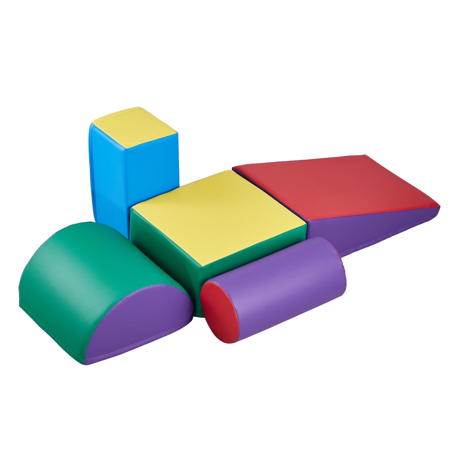 VEVOR Climbing Toys 5 Piece Foam Climbing Blocks for Toddlers and Preschoolers 