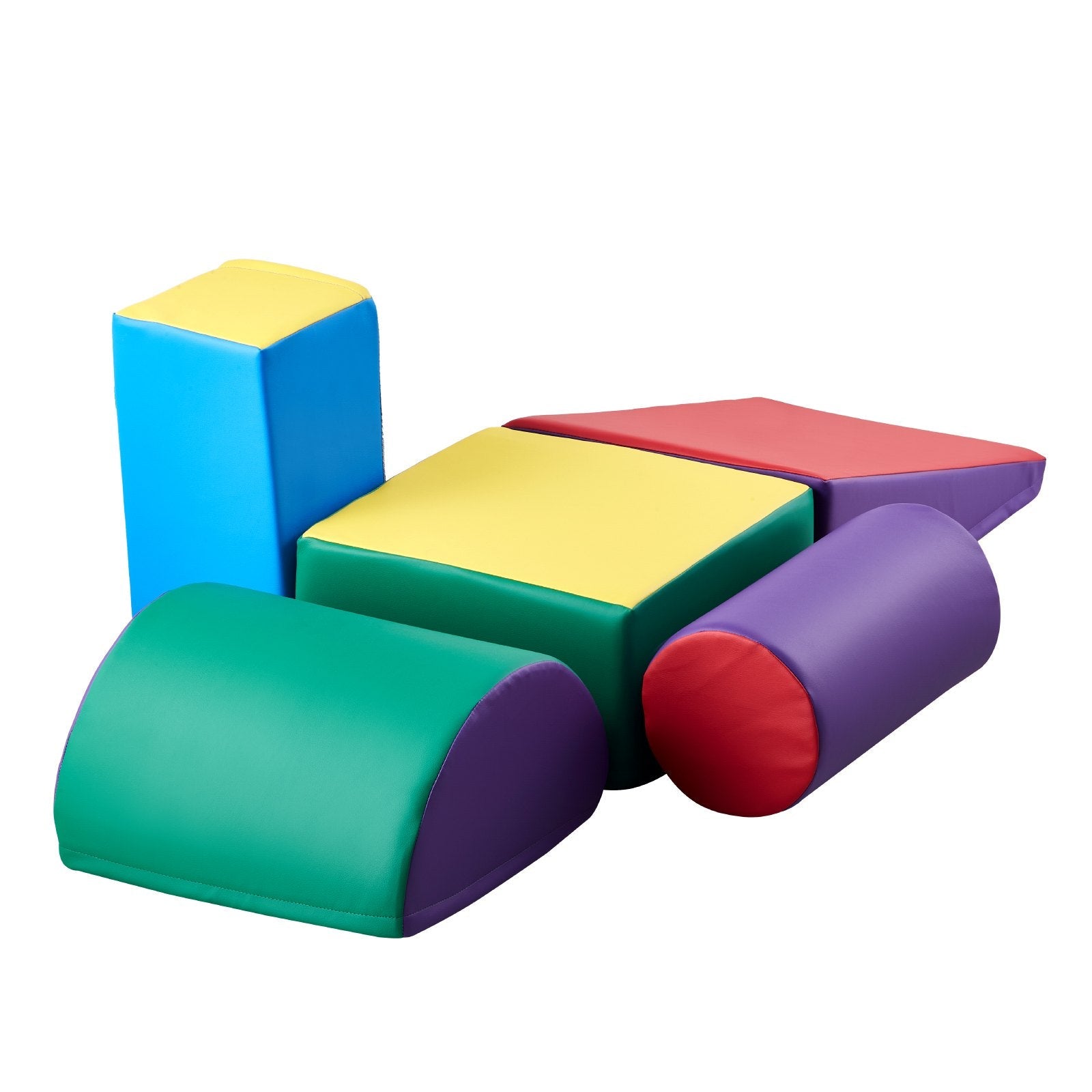 VEVOR Climbing Toys 5 Piece Foam Climbing Blocks for Toddlers and Preschoolers 
