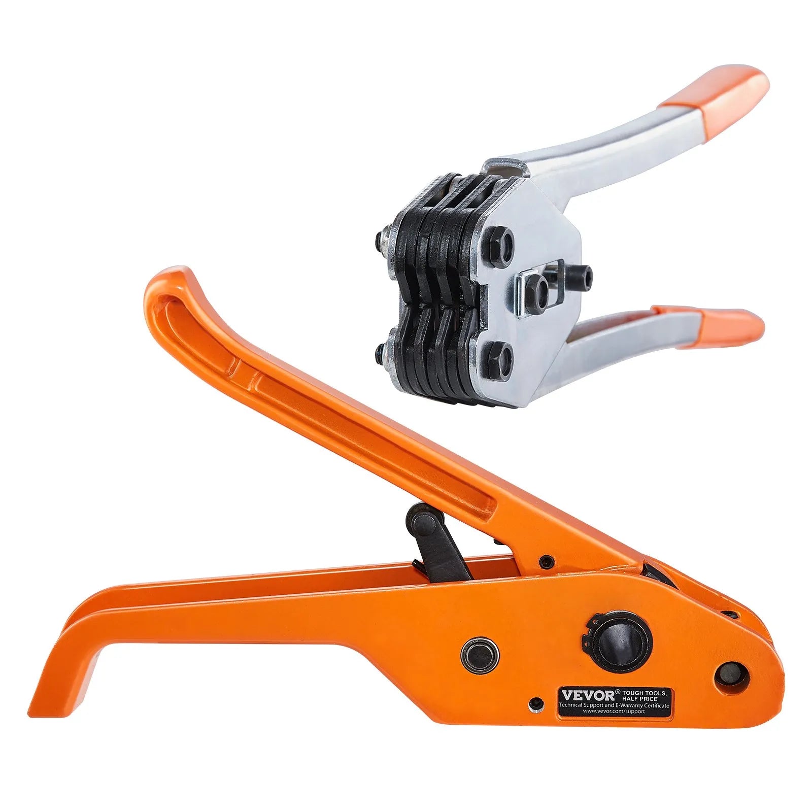 VEVOR Banding Strapping Kit with Strapping Tensioner Tool, Banding Sealer Tool, 328 ft Length PP Band, 100 Metal Seals, Pallet Packaging Strapping Banding Kit, Banding Packaging Strapping for Packing