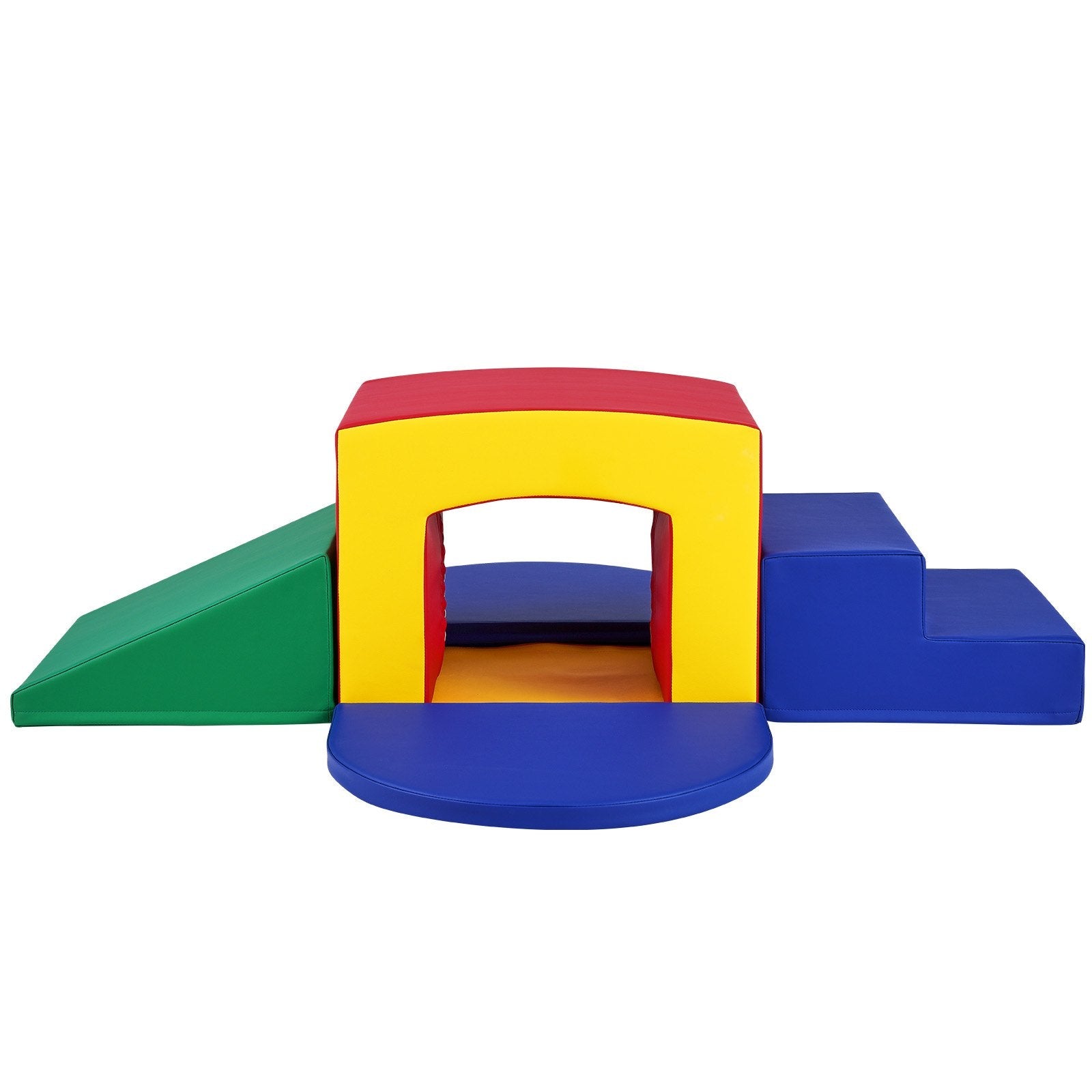 VEVOR Toddler Climbing Toys Indoor, 5 Piece Climb, Crawl and Tunnel Soft Play Equipment, Foam Climbing Toys, Kids Tunnel Maze with Stairs and Ramp,Indoor for Preschoolers Easy to Clean (Assorted) 