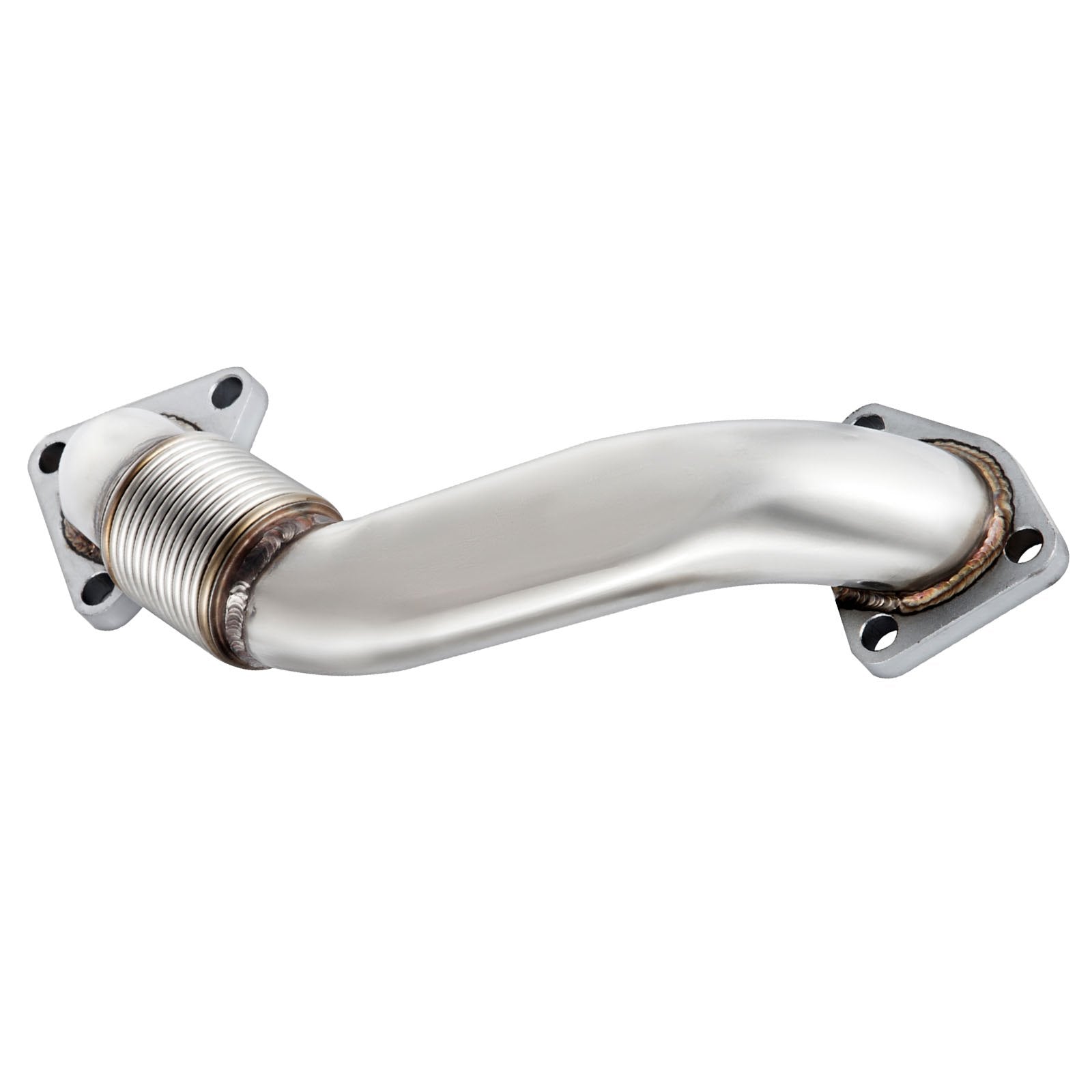Bolt On Passenger Side Up-Pipe w/ Gaskets For LB7 LLY LBZ LMM LML 6.6L 2001-2016 Duramax 