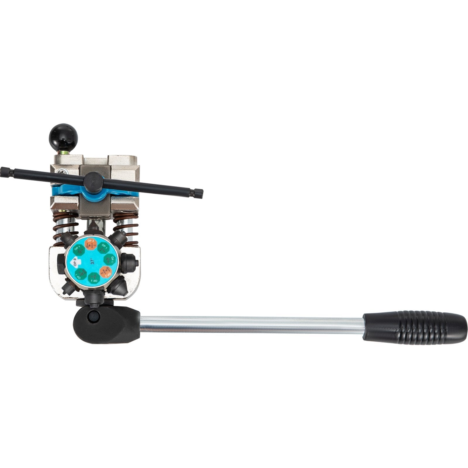 VEVOR Brake Line Flaring Tool, 37 & 45 Degree Single, Double, and Bubble Flares for 3/16", 1/4", 5/16" and 3/8" Tube Size, Suitable for Soft Metal of Copper Lines 