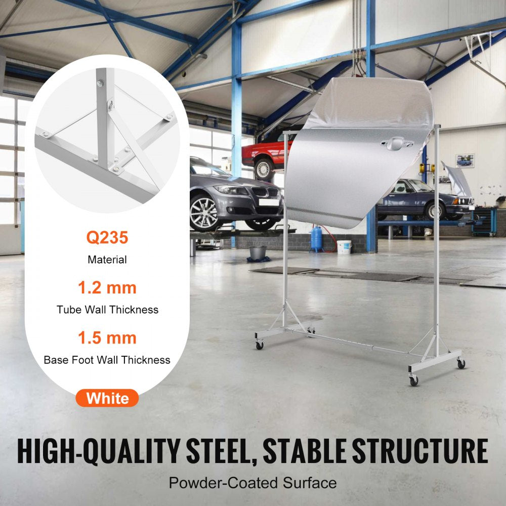 VEVOR Painting Rack Adjustable Paint Hanger 8 Hooks Auto Body Painting Stand 