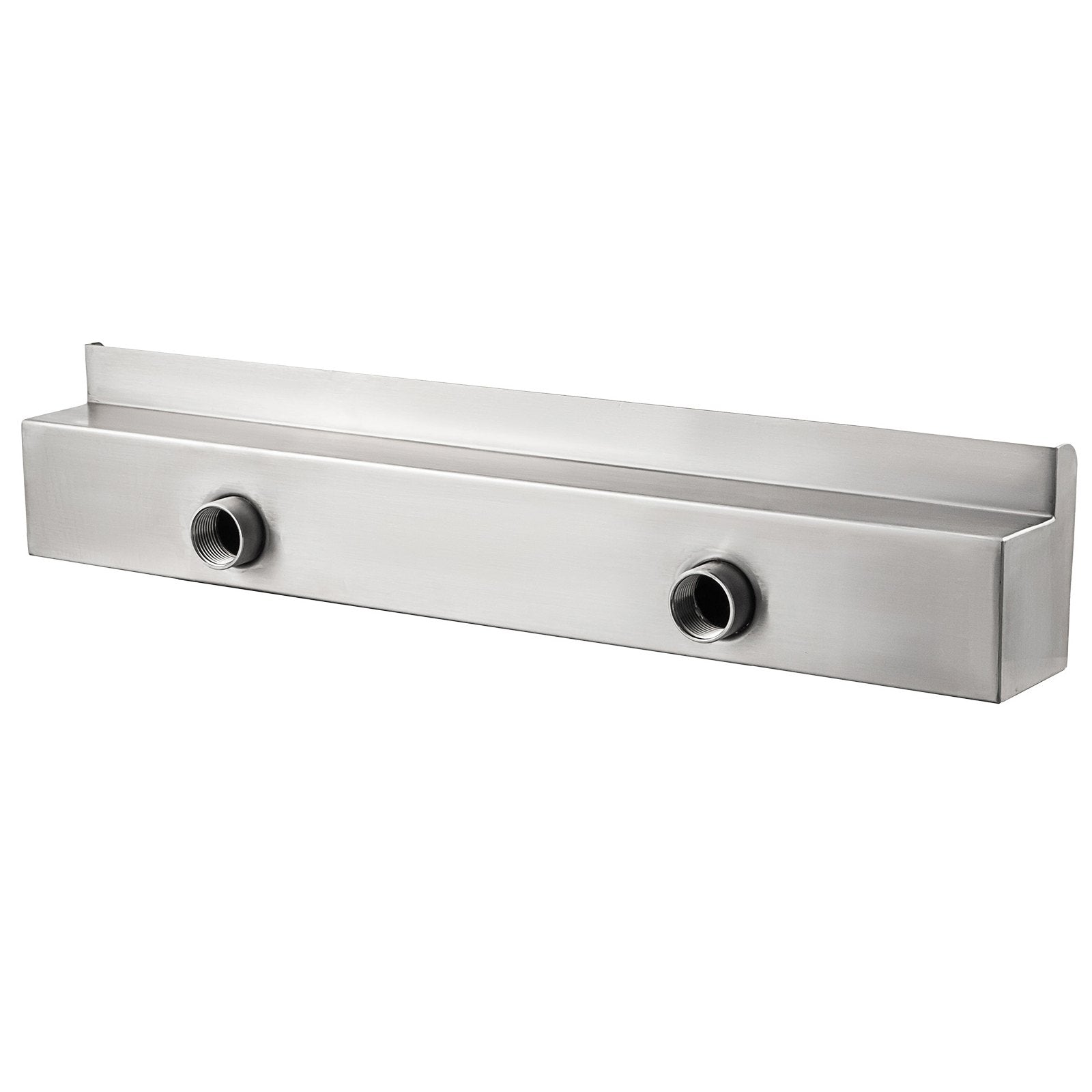 VEVOR Pool Fountain Stainless Steel Pool Waterfall 59.4" x 4.5" x 3.1"(W x D x H) Waterfall Spillway Rectangular Garden Outdoor 