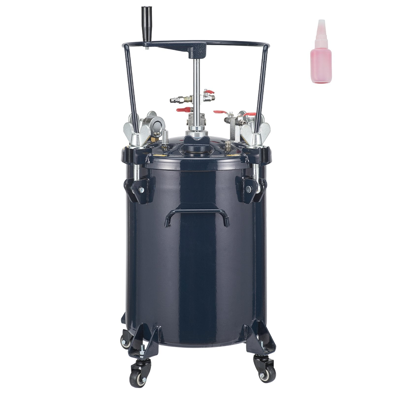 VEVOR Spray Paint Pressure Pot Tank, 30L/8gal Air Paint Pressure Pot with Manual Mixing Agitator, Leak Repair Sealant for Industry Home Decor Architecture Construction Automotive Painting, 70PSI Max 