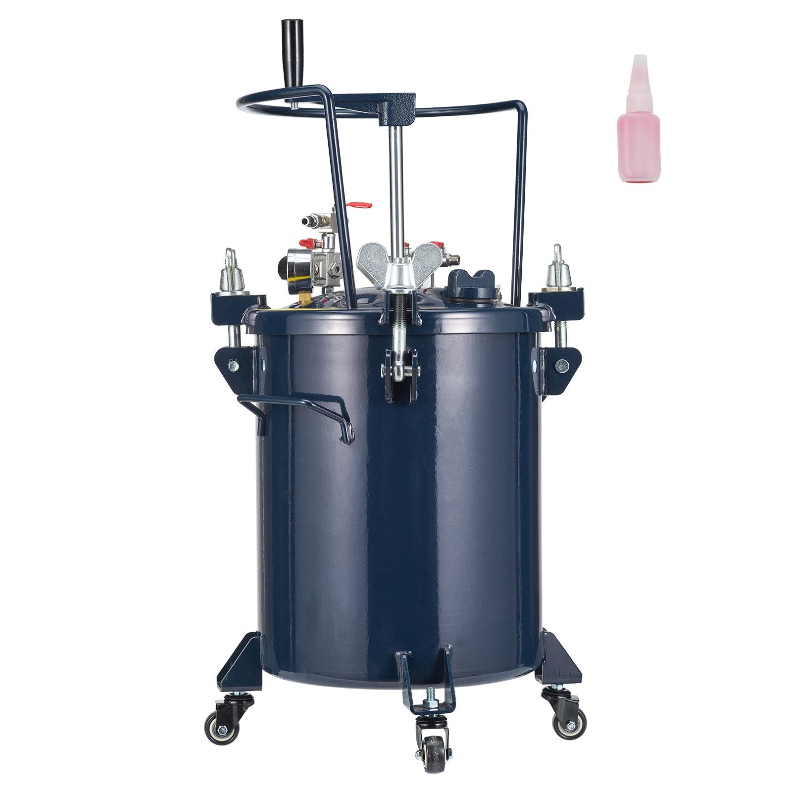 VEVOR Spray Paint Pressure Pot Tank, 30L/8gal Air Paint Pressure Pot with Manual Mixing Agitator, Leak Repair Sealant for Industry Home Decor Architecture Construction Automotive Painting, 70PSI Max 