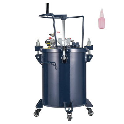 VEVOR Spray Paint Pressure Pot Tank, 30L/8gal Air Paint Pressure Pot with Manual Mixing Agitator, Leak Repair Sealant for Industry Home Decor Architecture Construction Automotive Painting, 70PSI Max 