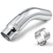 VEVOR Elbow Exhaust Tip, 4 Inch Inlet, 5 Inch Outlet, 23 in Overall Length, Chrome Turn Down Exhaust Tip with Clamp for Truck, Sedan, Sports Car, SUV, Chrome Structure for High Temperature Resistance