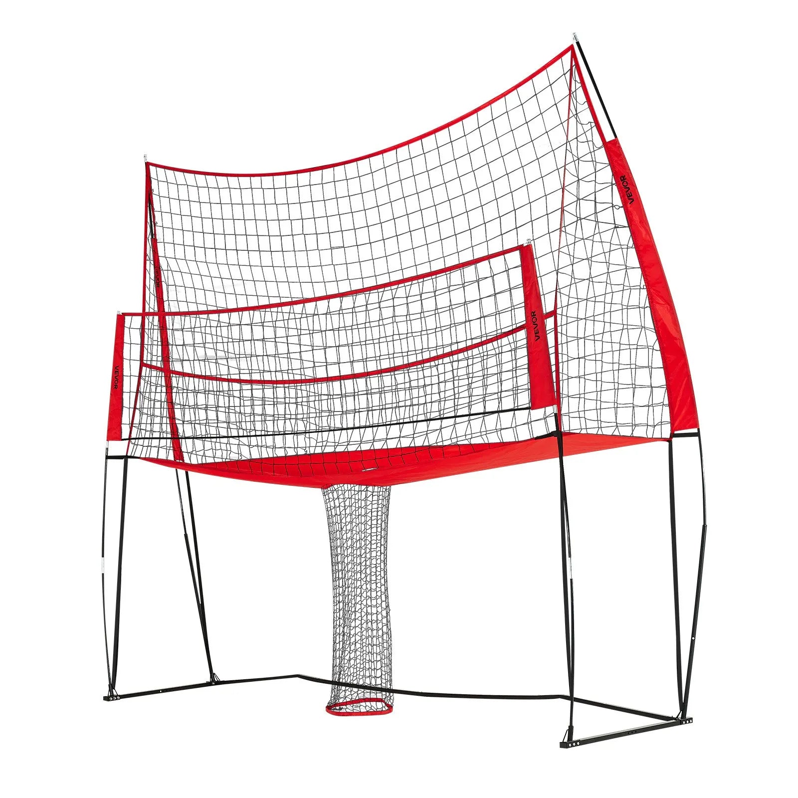 VEVOR Volleyball Training Net System Portable Practice Equipment Indoor Outdoor