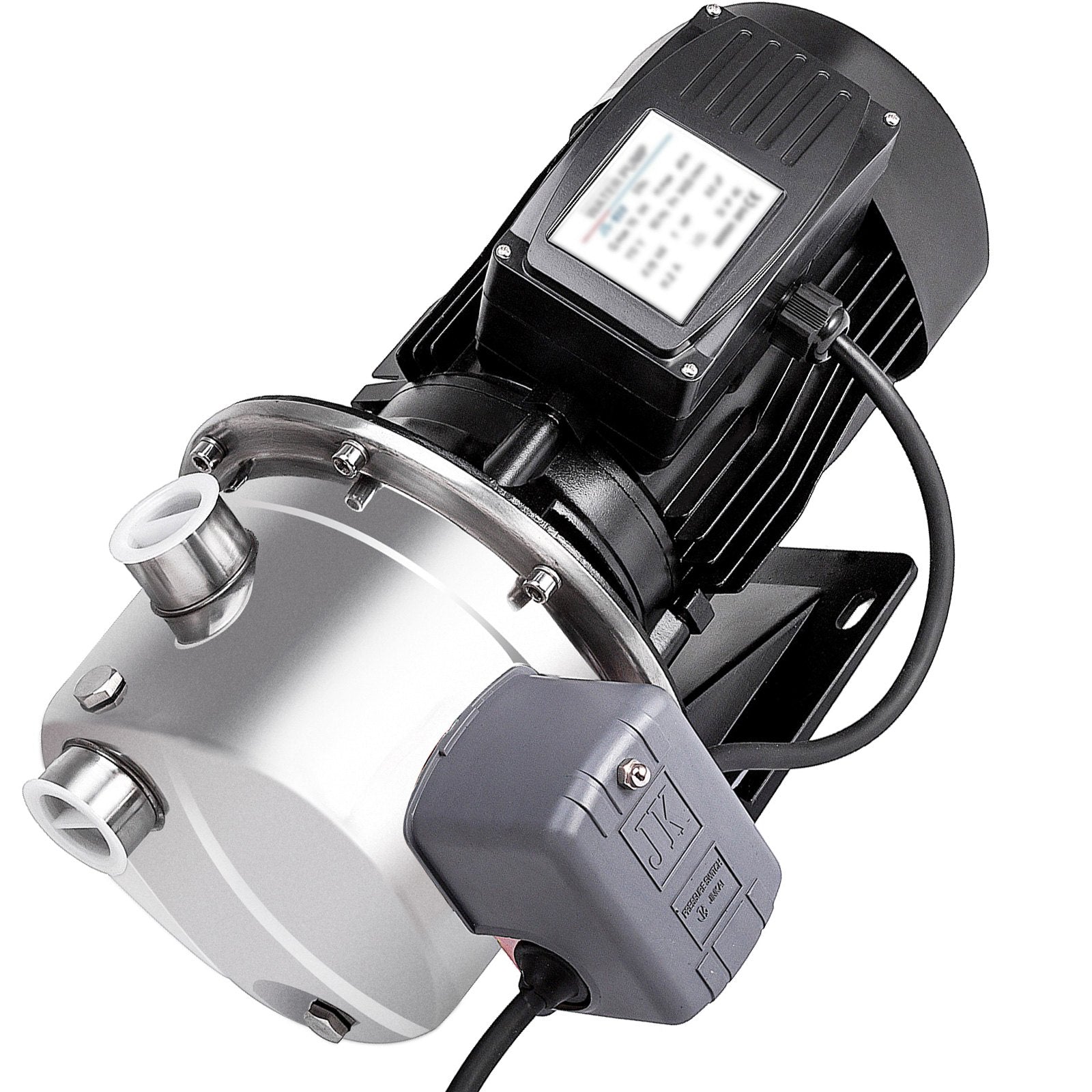 Shallow Well Jet Pump With Pressure Switch 1 HP 110V Stainless Steel 