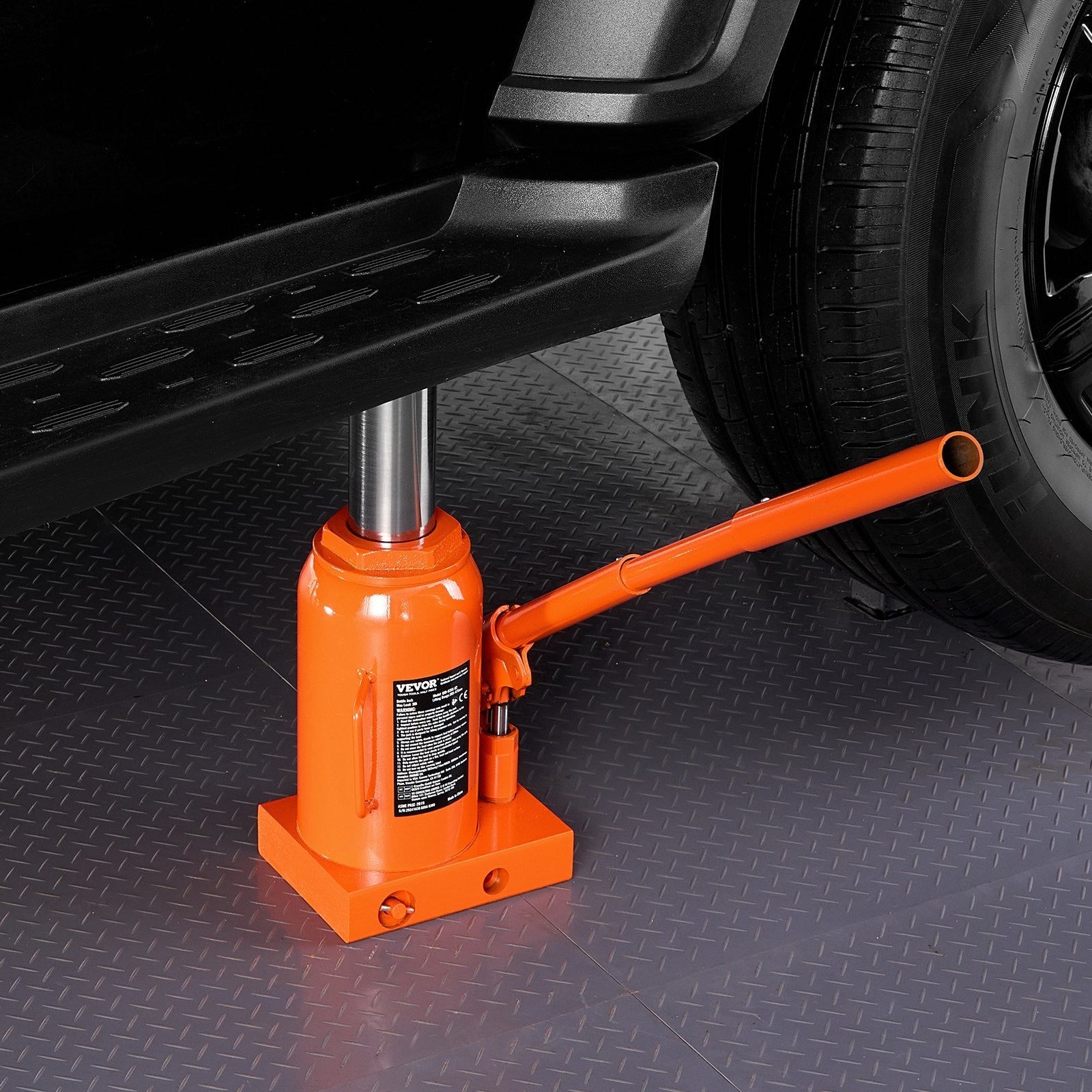 VEVOR Hydraulic Bottle Jack 30 Ton Manual High Lift Automotive Car Repair Shop 