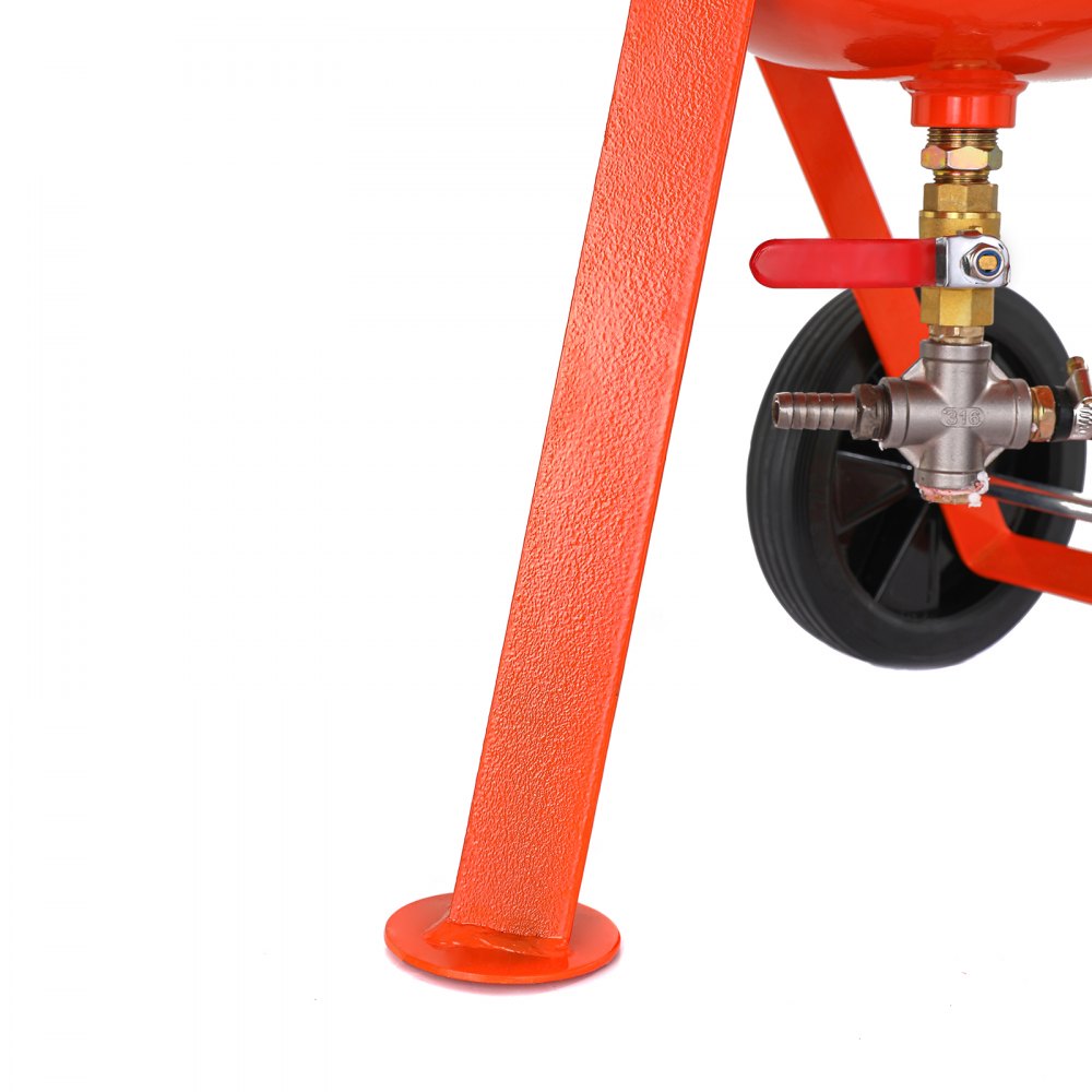 VEVOR 10 Gallon Heavy-Duty Sand Blaster, 60-110 PSI High Pressure Sandblaster, Portable Abrasive Blasting Tank, Air Sand Blasting Kit with 2 Ceramic Nozzles & 7.5ft Hose for Stain, Rust, Paint Removal 