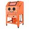 VEVOR 245 Gallon Sandblasting Cabinet with Pressurized Tank, Heavy Duty Steel Sand Blasting Cabinet on Wheels - with 32 Gallon Media Hopper & 1.6HP Dust Collector for Oversized Parts Surface Finishing