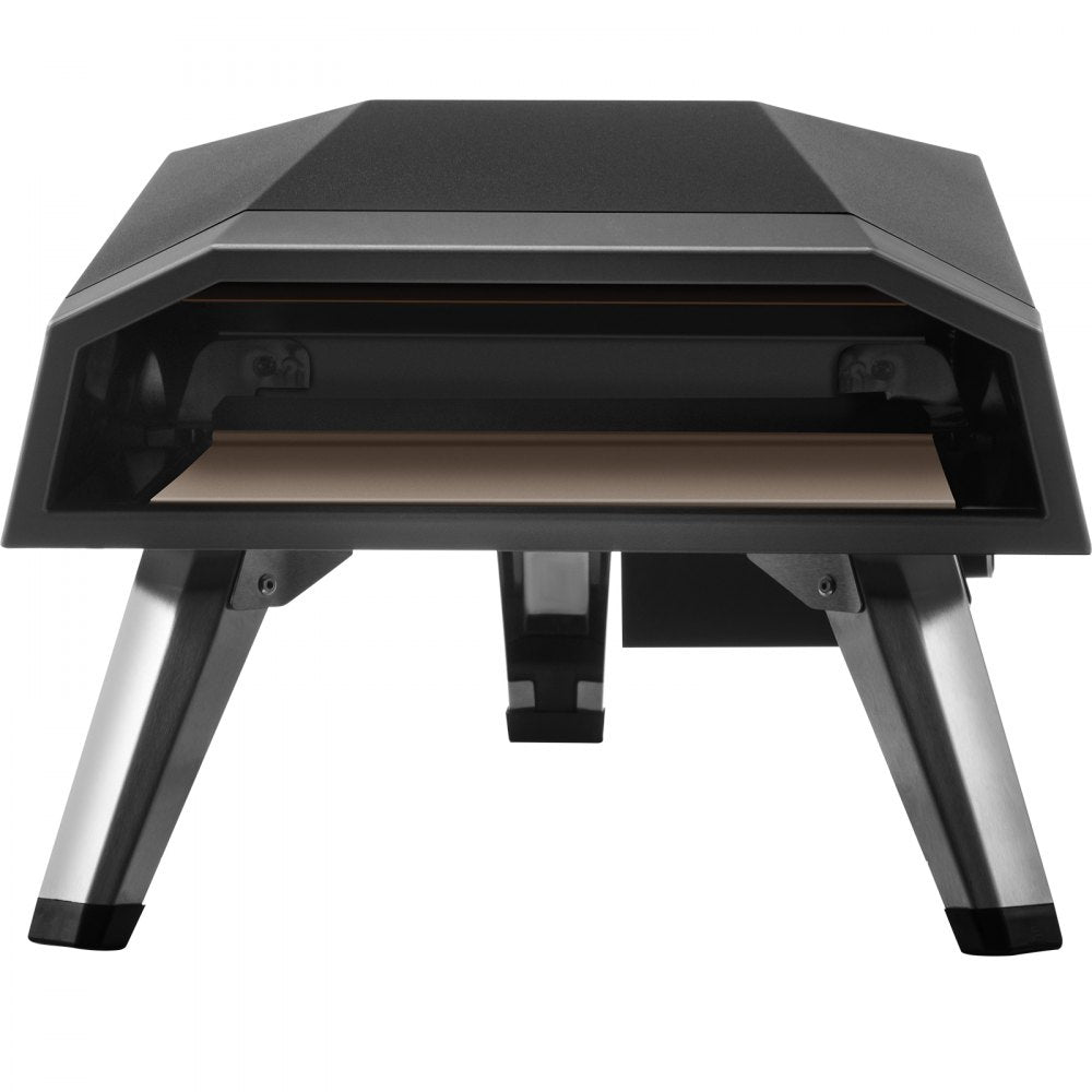 VEVOR Gas Pizza Oven, Stainless Steel Propane Pizza Oven, Gas Fire Pizza Oven with 12" Pizza Stone, Portable Gas Pizza Oven with Foldable Legs, Gas Powered Pizza Oven for Outdoor Camping-Global Patent 
