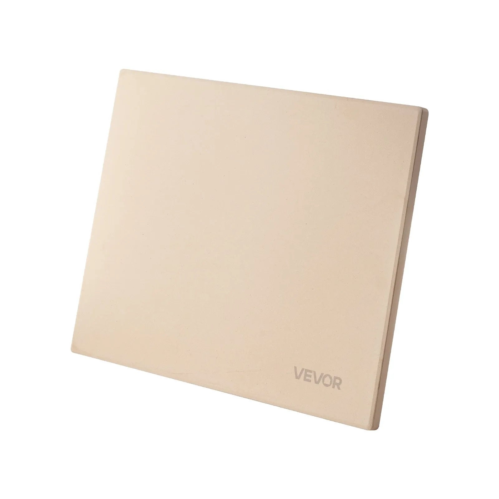 VEVOR Pizza Stone, 16 x 14 in Rectangular Cordierite Pizza Stone, Extra Large Baking-Stone with Scraper, 0.6 in Thick Heat-Resistant Cordierite, for Kitchen Oven, Baking Bread & Pizzas, BBQ Grilling 