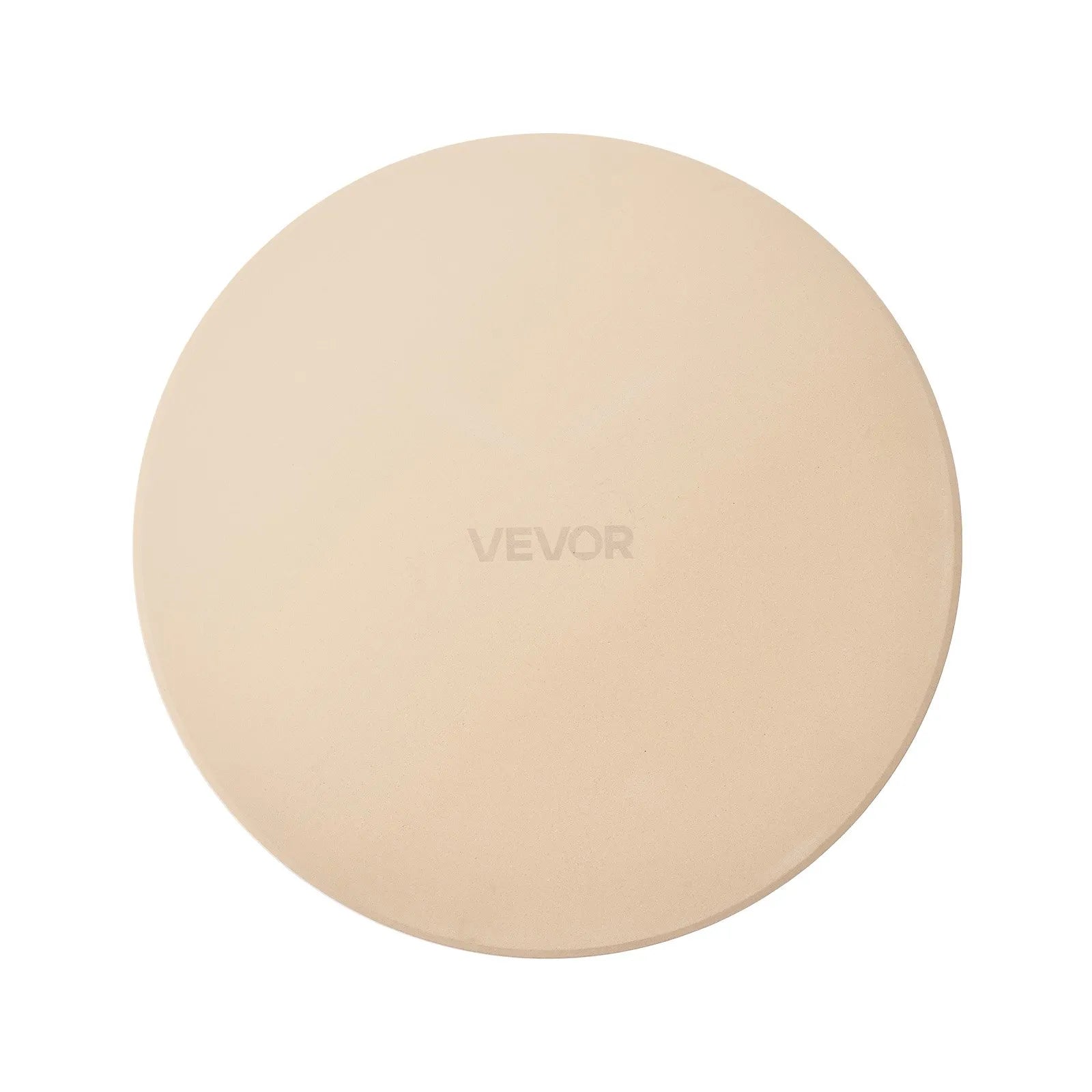 VEVOR Pizza Stone, 15 in Round Cordierite Pizza Stone, Extra Large Baking-Stone with Aluminum Peel, 0.67 in Thickness Heat-Resistant Cooking Cordierite, for Kitchen Oven, Baking Pizzas, BBQ Grilling 